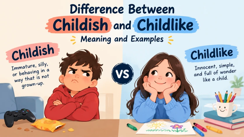 difference between childish and childlike