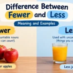 Difference Between Fewer and Less