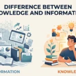 difference between knowledge and information