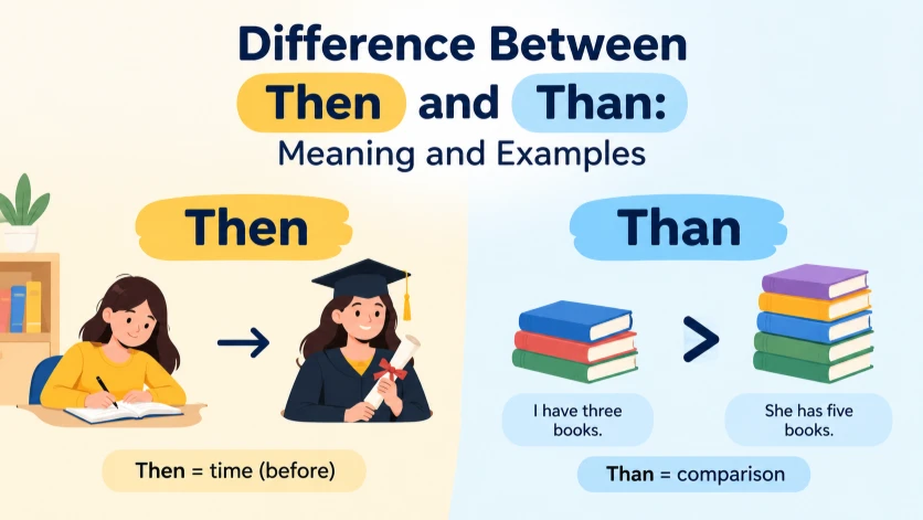 Difference Between Then and Than