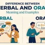 difference between verbal and oral