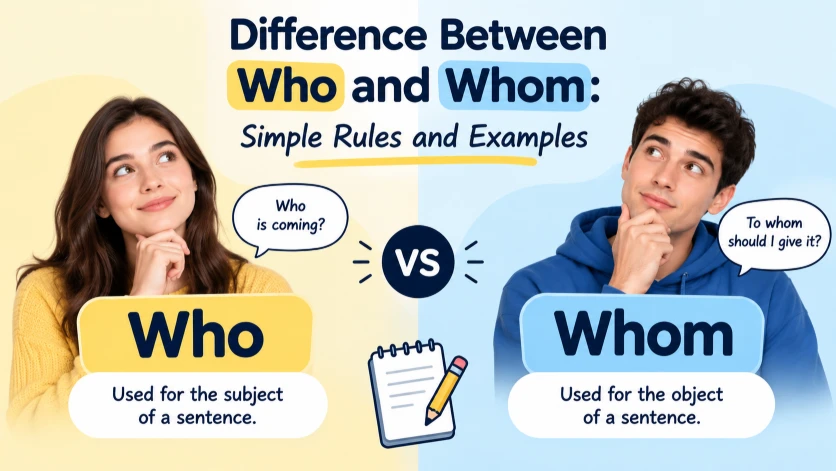 Difference Between Who and Whom