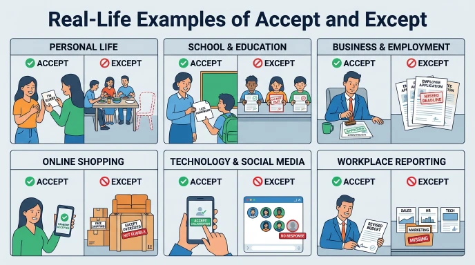 Real-Life Examples of Accept and Except