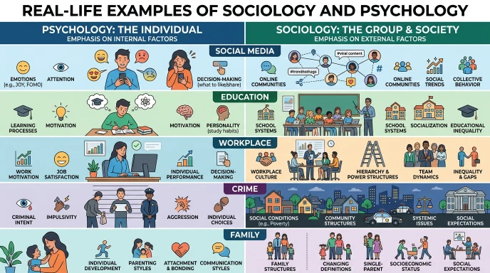 Real-Life Examples of Sociology and Psychology